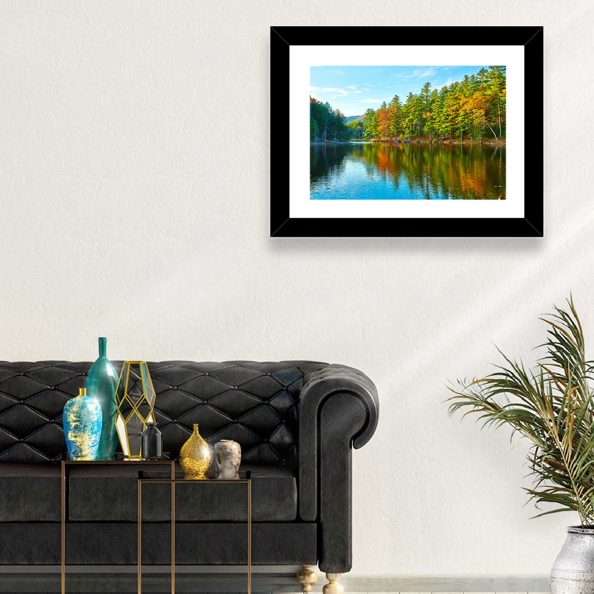 White Mountain Forest Reflections Wall Art
