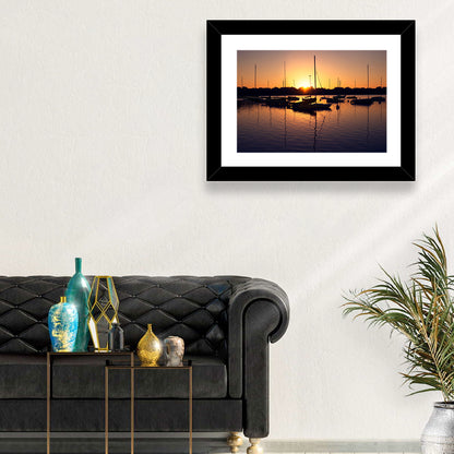 Lake Harriet Golden Sunrise Wall Art
