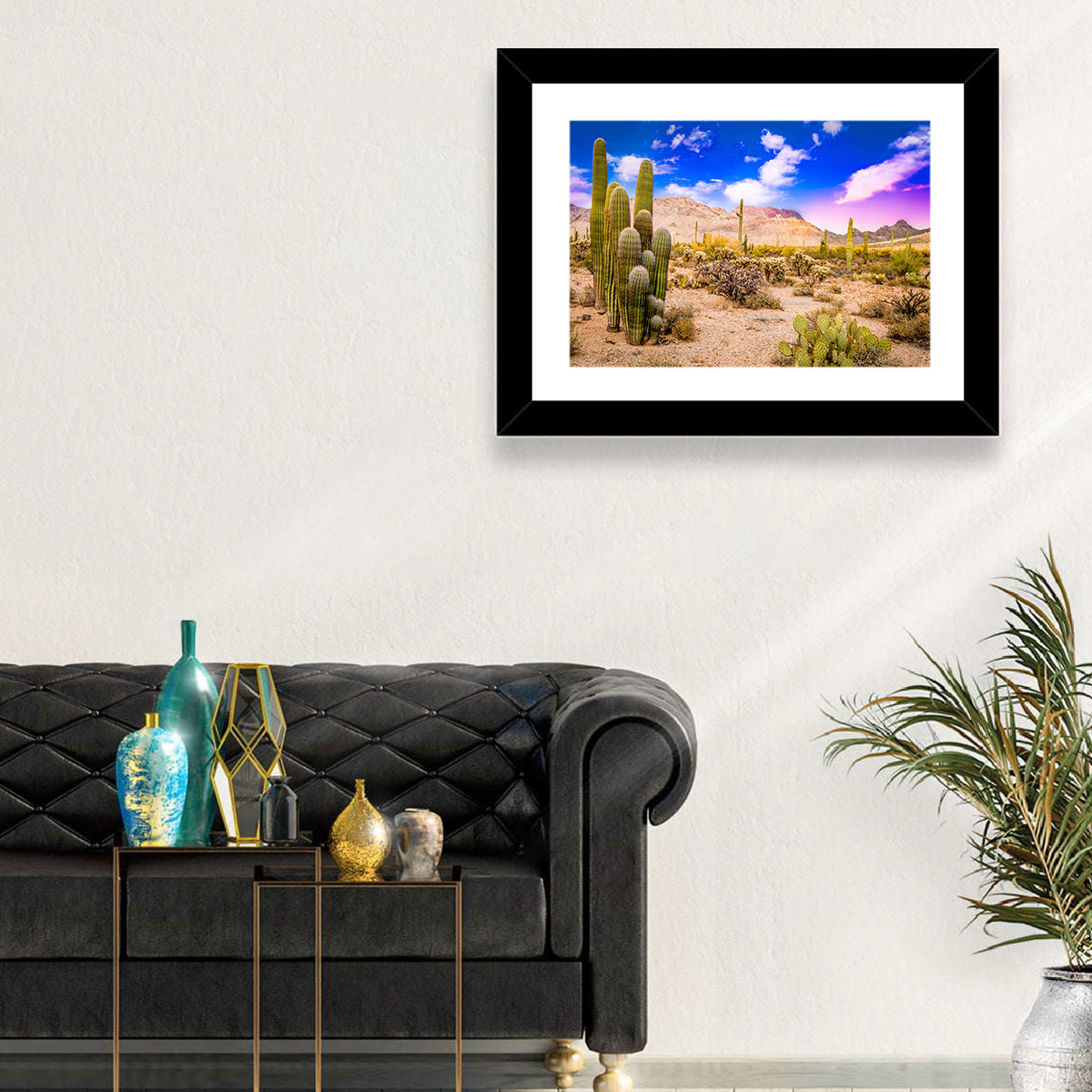 Arizona Saguaro Sunset Wall Art
