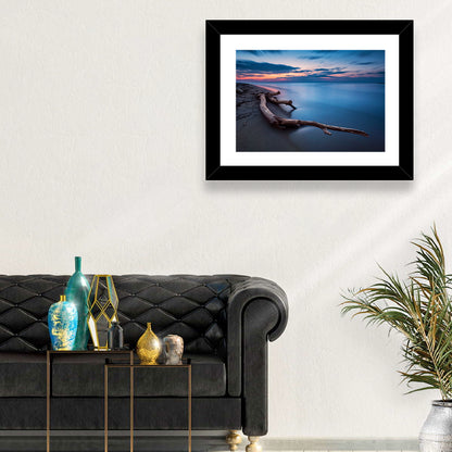 Calm Seascape at Dusk Wall Art