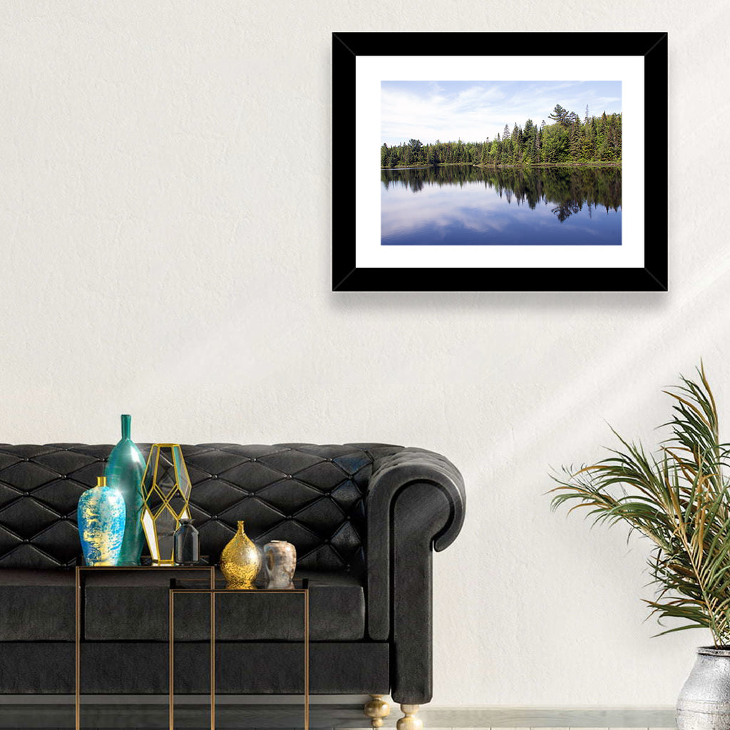 Peck Lake Shoreline Reflection Wall Art