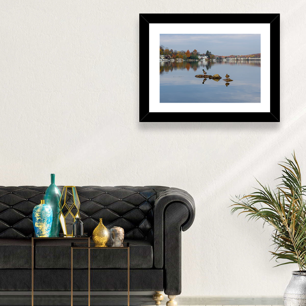 Lake Hopatcong Autumn Reflection Wall Art