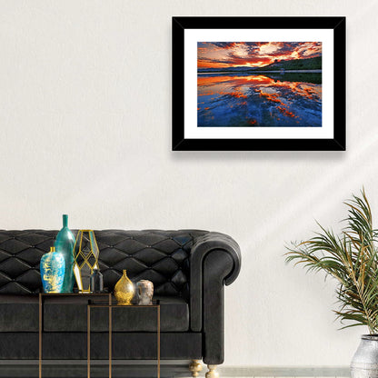 Kunming Lake Sunset, Summer Palace Wall Art