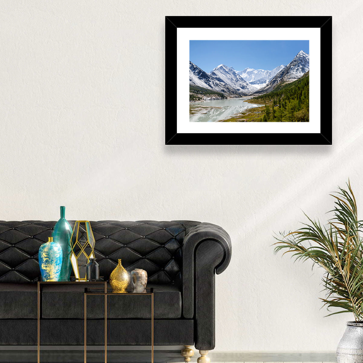 Akkem Lake Reflection Wall Art