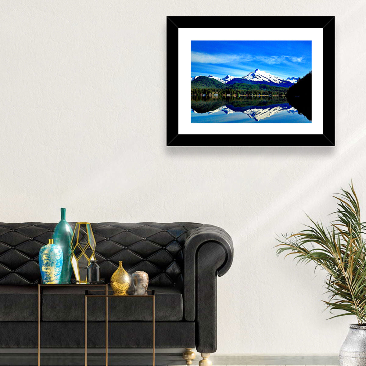 Juneau Mountains Reflection Wall Art