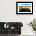 Kentucky Horse Farm at Golden Hour Wall Art