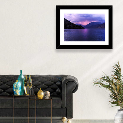 Lake Chelan Violet Sunset Wall Art