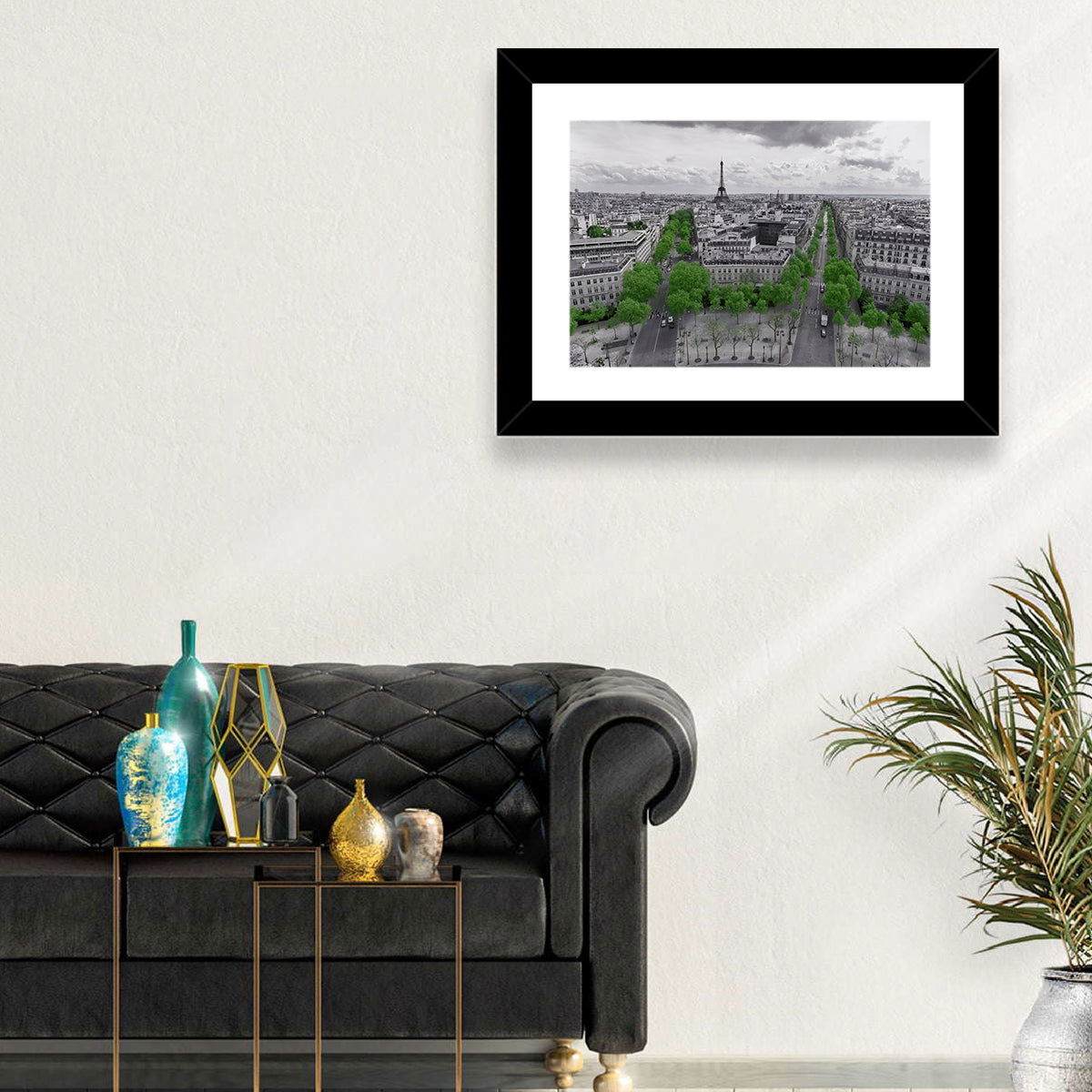 Champs Elysees, Paris Wall Art in a room, landscape