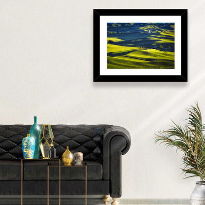Palouse Hills with Grain Elevator Wall Art