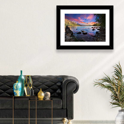 Jenny Lake Sunset Wall Art