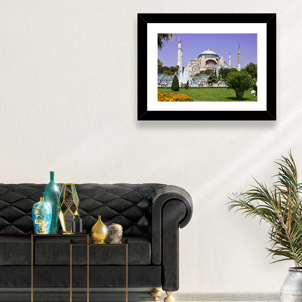 Hagia Sophia Fountain Gardens Istanbul Wall Art