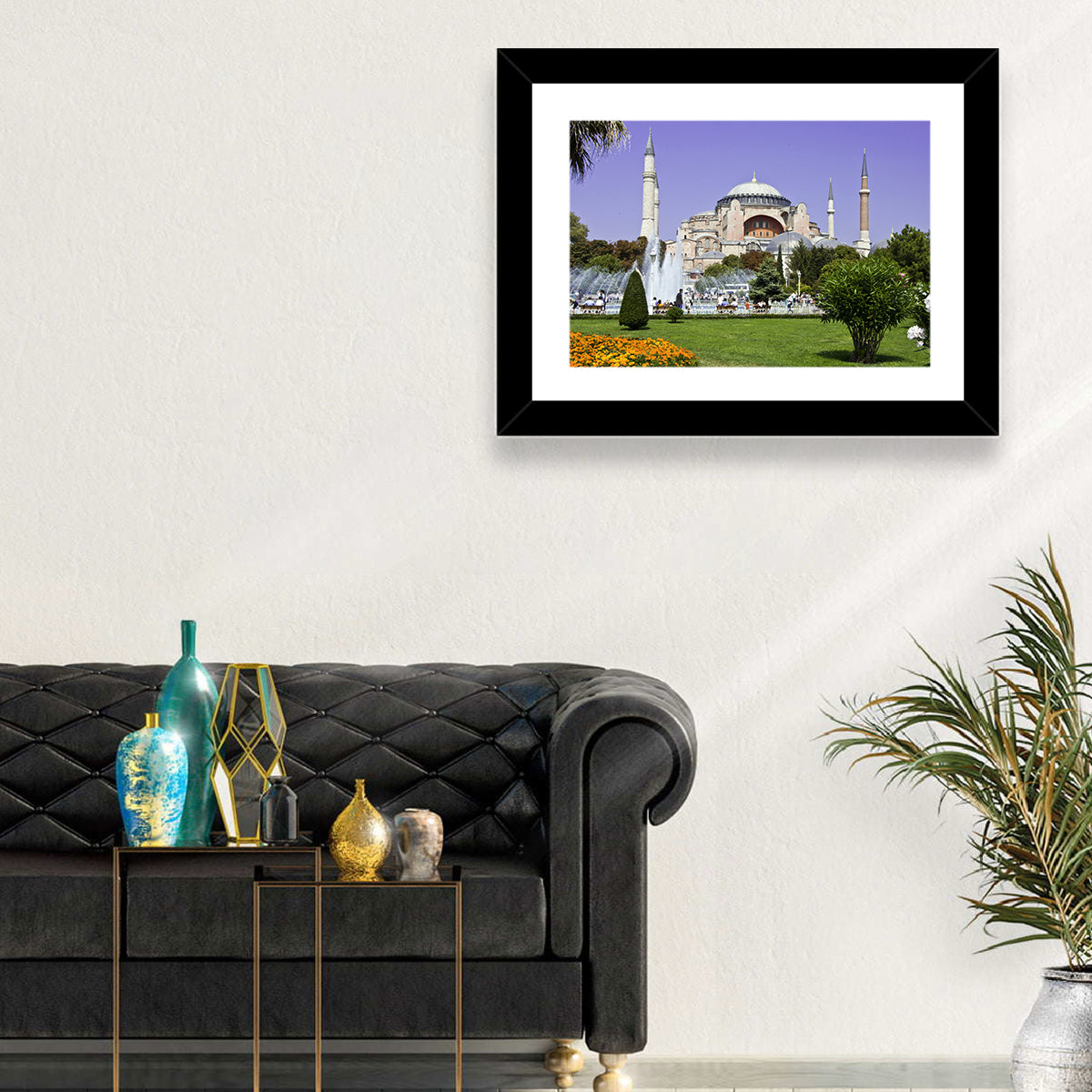 Hagia Sophia Fountain Gardens Istanbul Wall Art