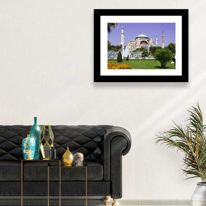 Hagia Sophia Fountain Gardens Istanbul Wall Art
