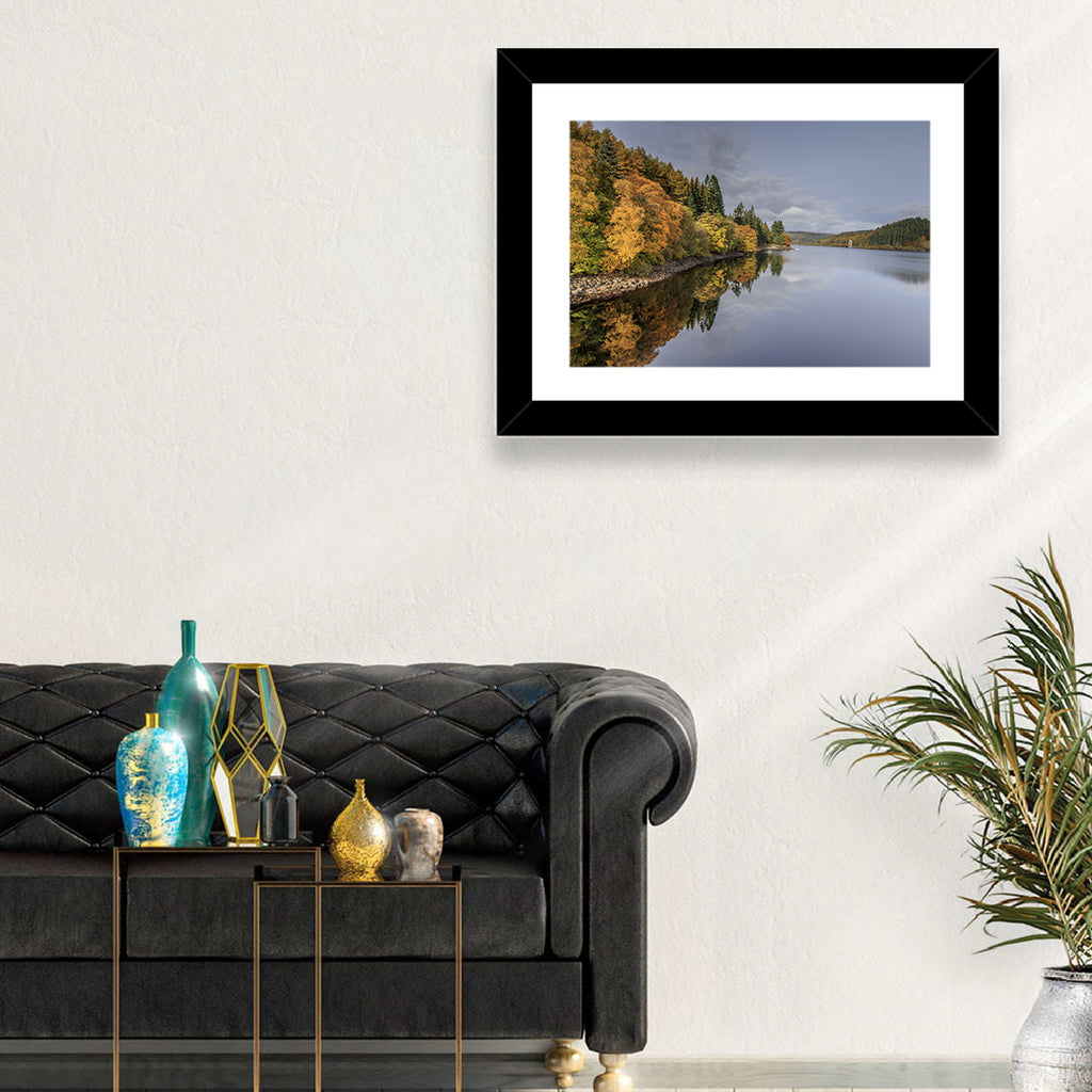 Autumn at Lake Vyrnwy Wall Art
