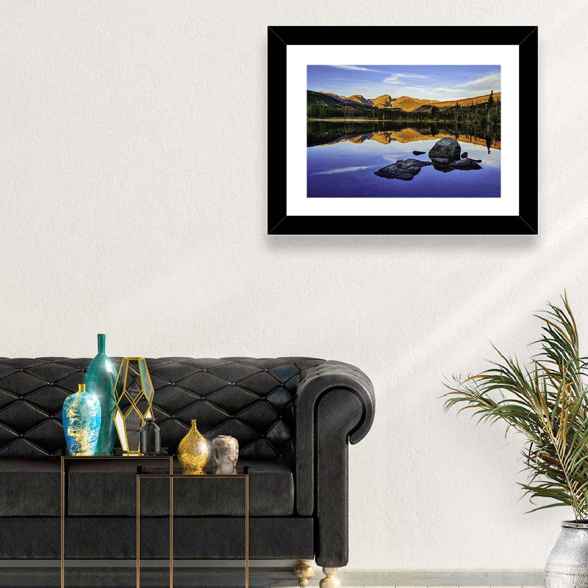Sprague Lake Sunrise Reflection Wall Art