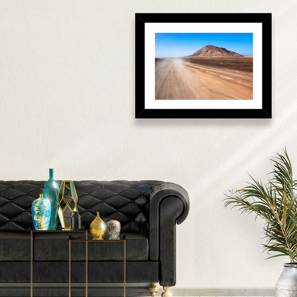 Cabo Verde Crater Road Wall Art