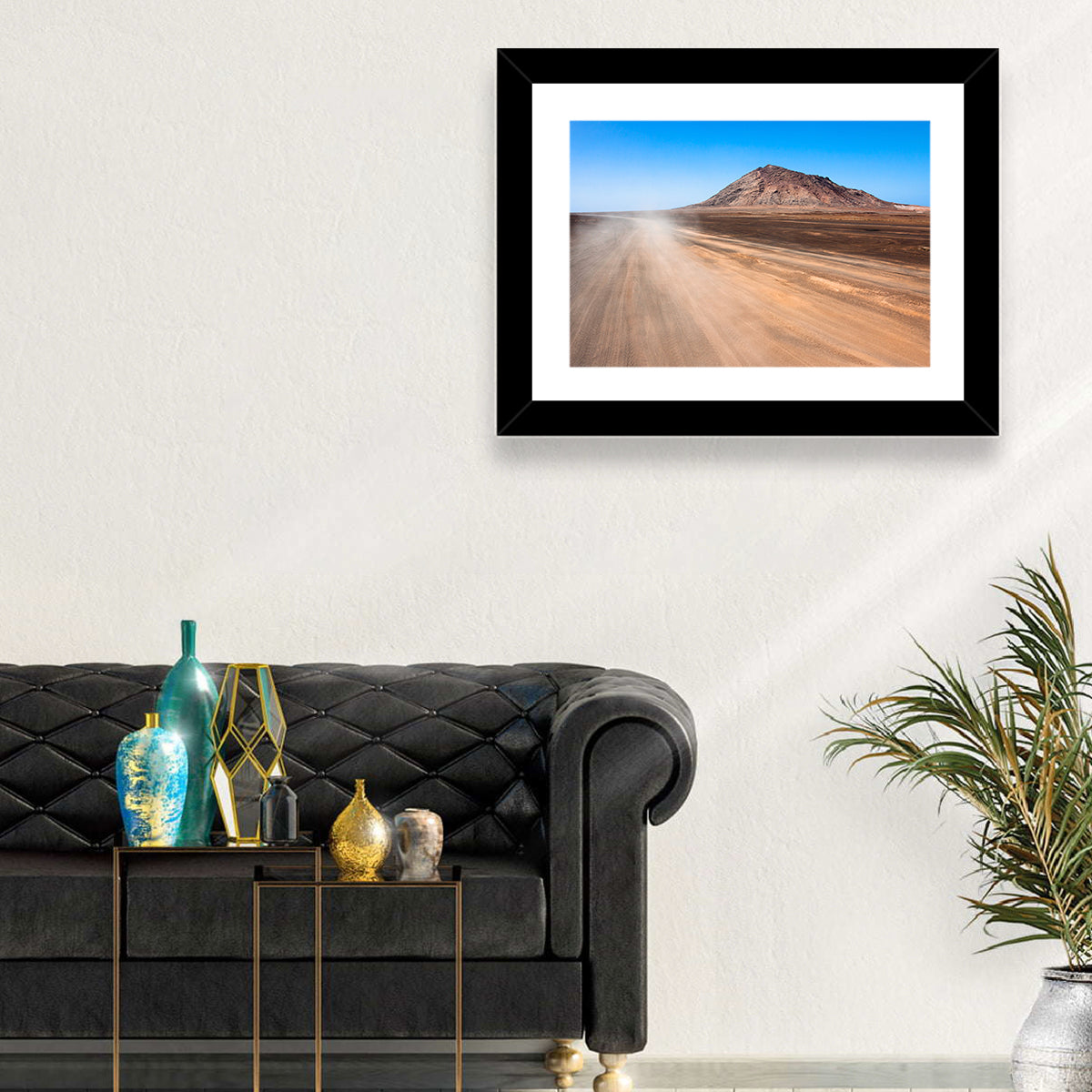 Cabo Verde Crater Road Wall Art