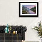 Glendalough Upper Lake at Dusk Wall Art