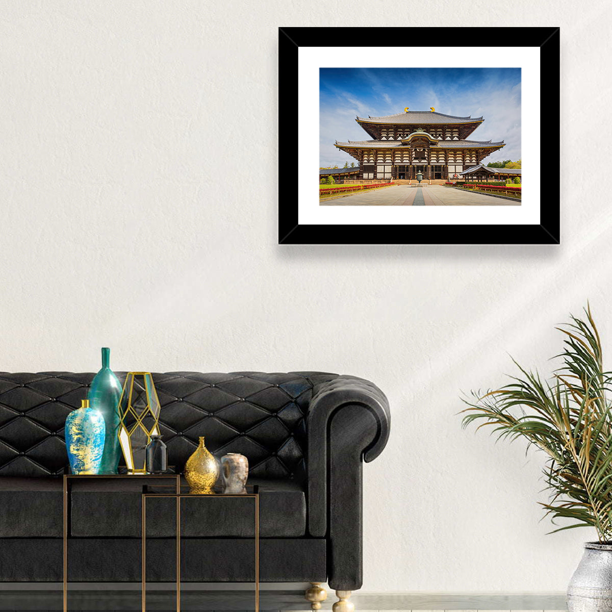 Todai-ji Temple Great Buddha Hall Wall Art in a room, landscape