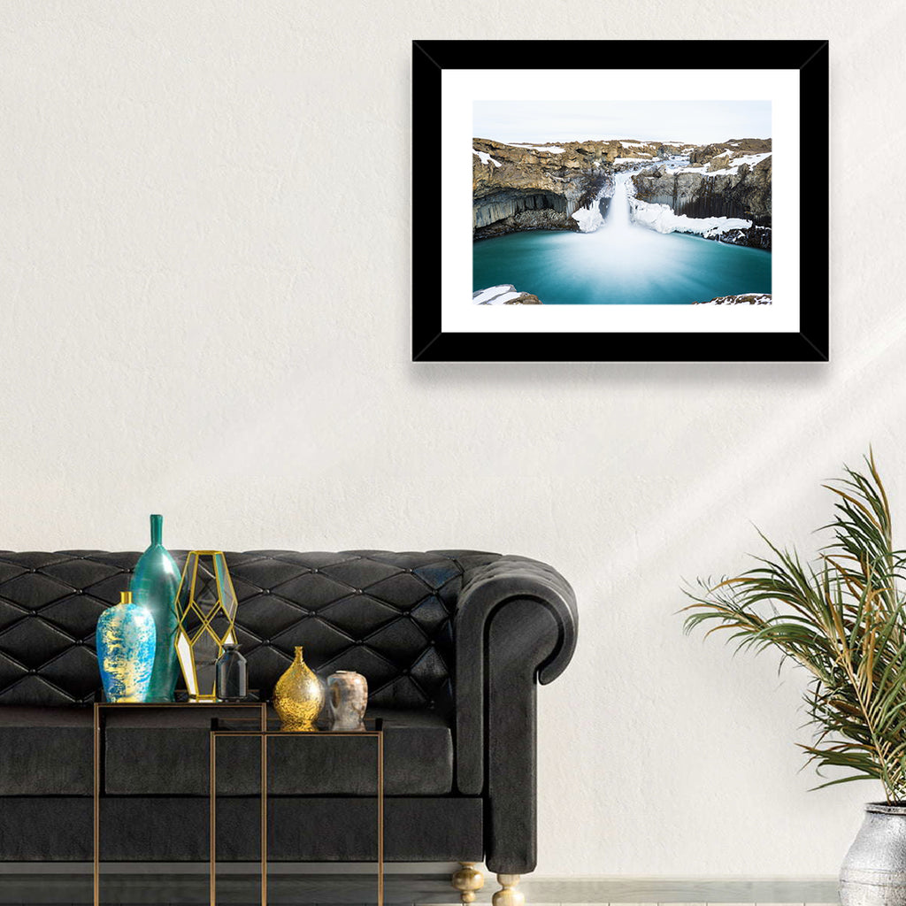 Aldeyjarfoss Basalt Waterfall Wall Art