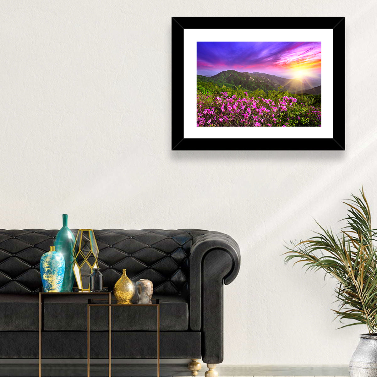 Hwangmaesan Mountain Sunset Wall Art