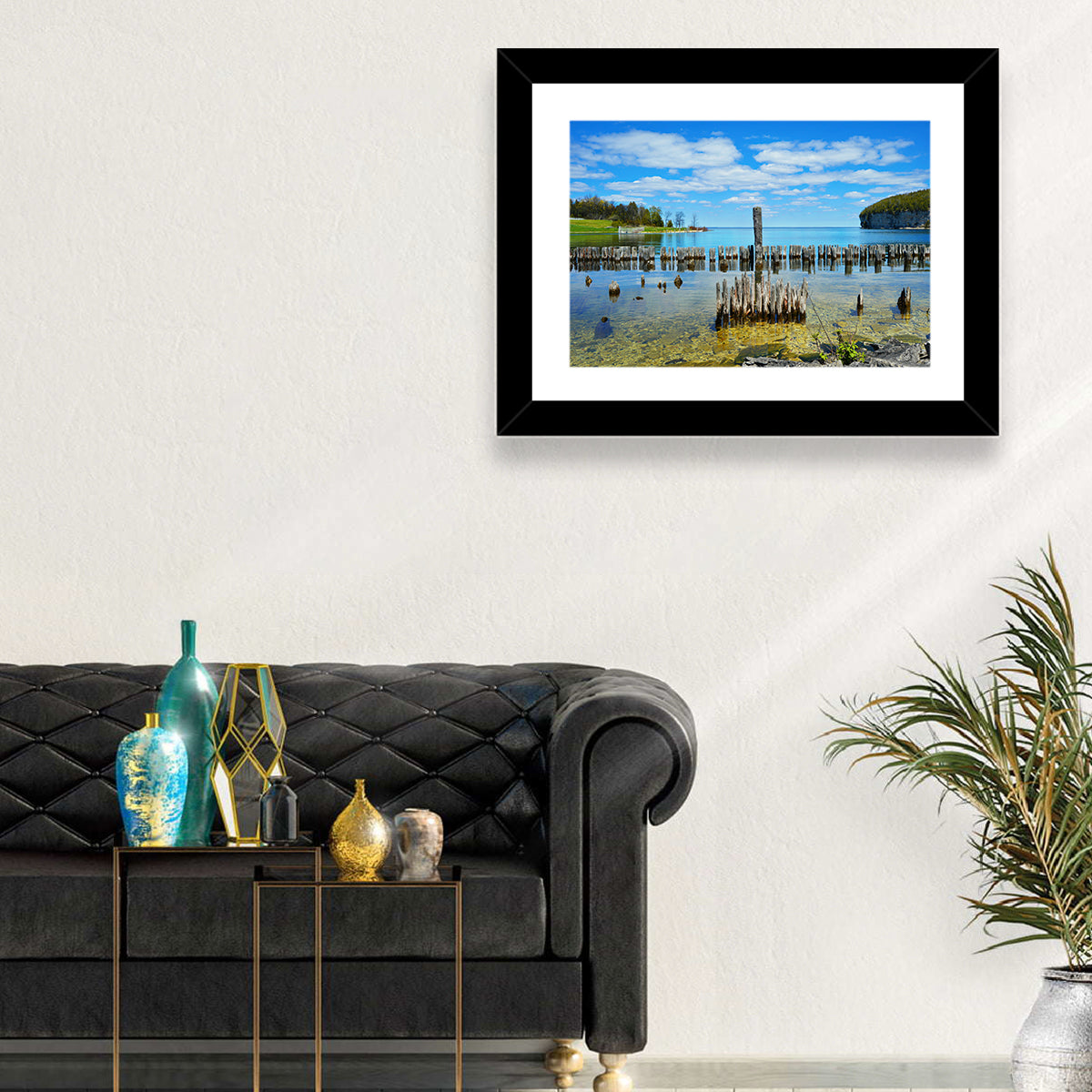 Big Bay De Noc Garden View Wall Art