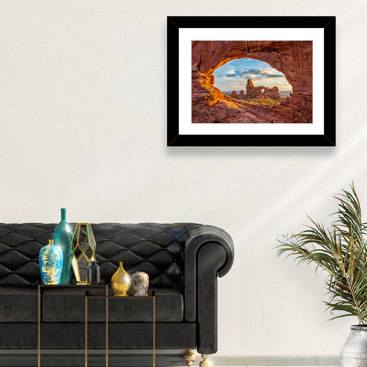 Turret Arch Through North Window Wall Art
