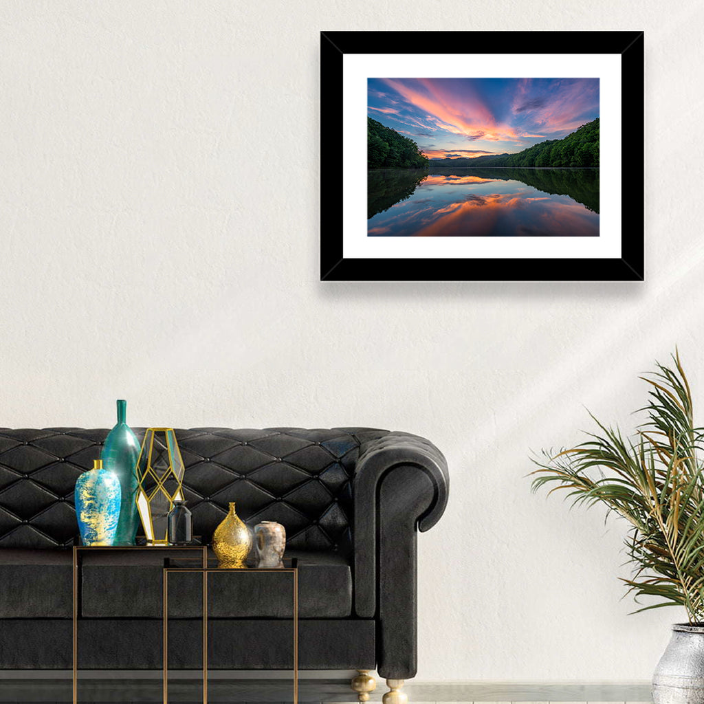 Appalachian Lake Sunset Wall Art