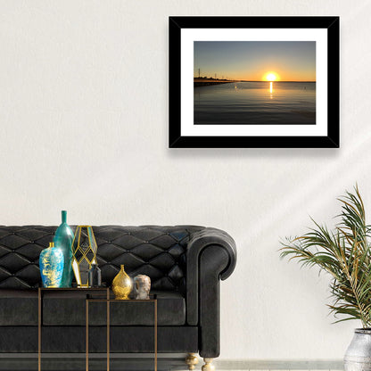 Lake Ray Hubbard Sunset Reflection Wall Art