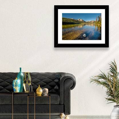 Morning Light at Stanley Lake Wall Art