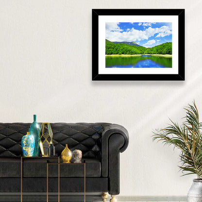 Montseny Mountains from Santa Fe Lake Wall Art