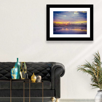 Danube Delta Golden Sunset Wall Art