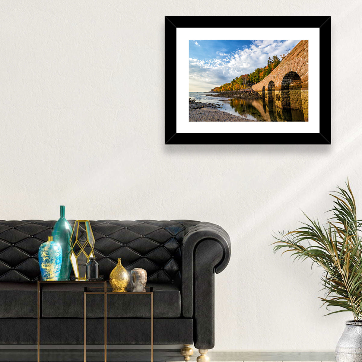 Ells Pier Stone Bridge Wall Art
