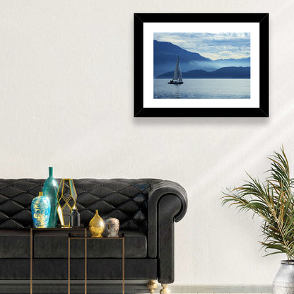Lake Zug Sailing Wall Art