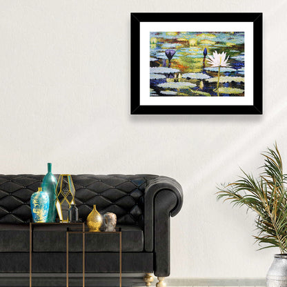 Impressionist Water Lilies Study Wall Art