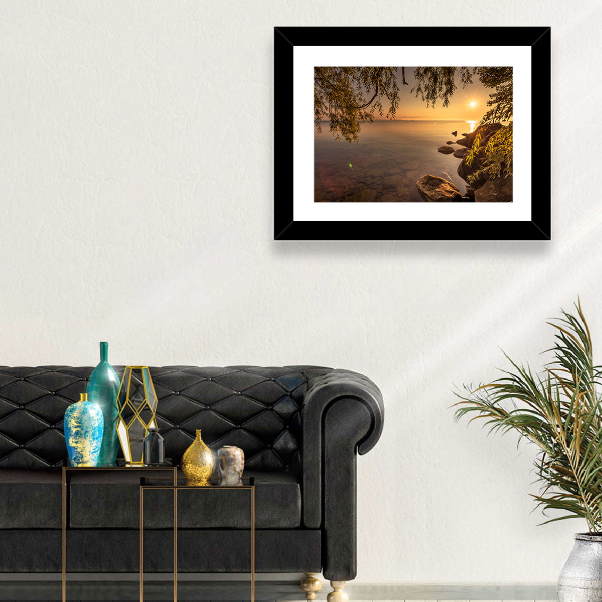 Simcoe Lake Golden Hour Wall Art