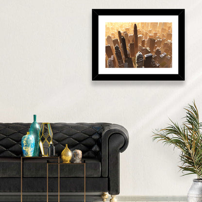 Arizona Skyscrapers at Golden Hour Wall Art