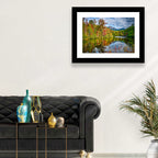 Lake Jocassee Autumn Reflection Wall Art
