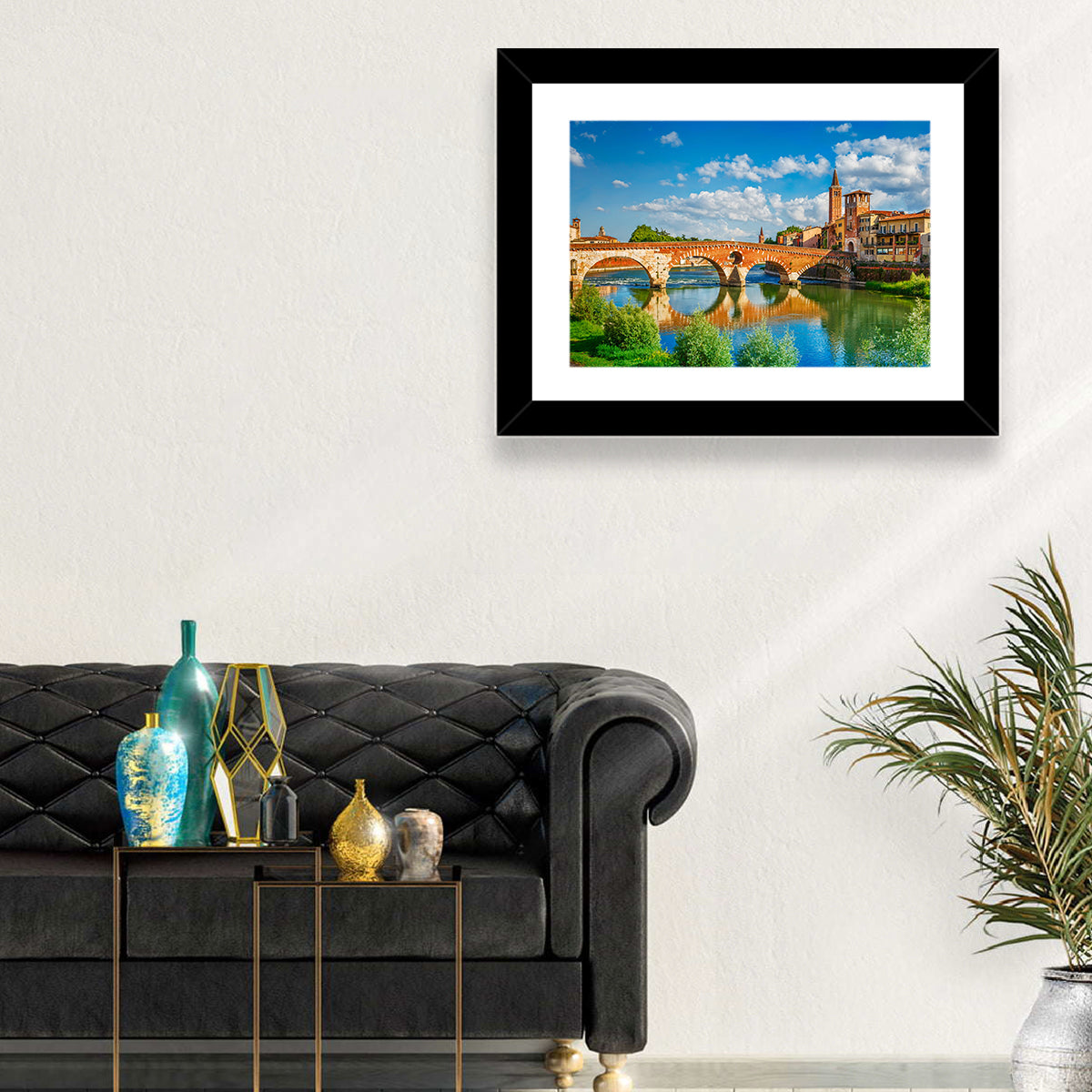 Ponte Pietra, Verona Wall Art in a room, landscape