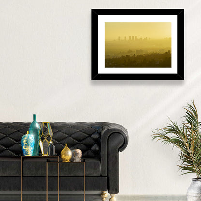 Westwood Los Angeles in Golden Haze Wall Art