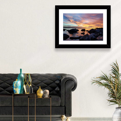 Lake Sakakawea Sunset Wall Art