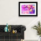 Abstract Tulip Garden Wall Art