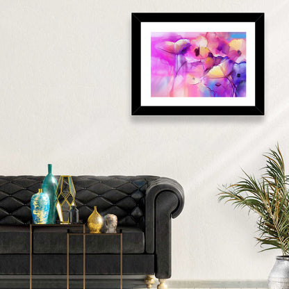 Tulip Flowers Abstract Wall Art