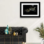 Microscopic Vitamin C Crystals Wall Art