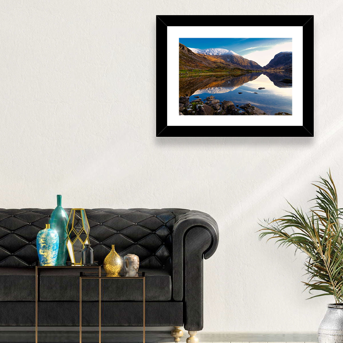 Auger Lake Morning Reflection Wall Art