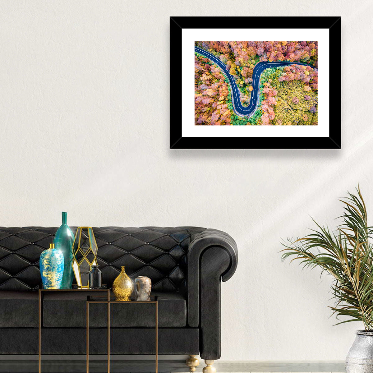 Winding Forest Road Wall Art