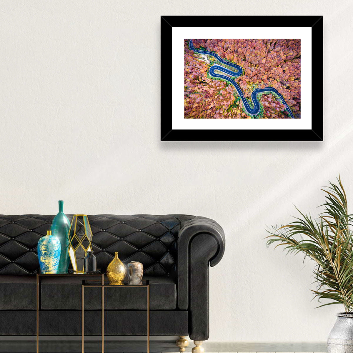 Serpentine Autumn Road Wall Art