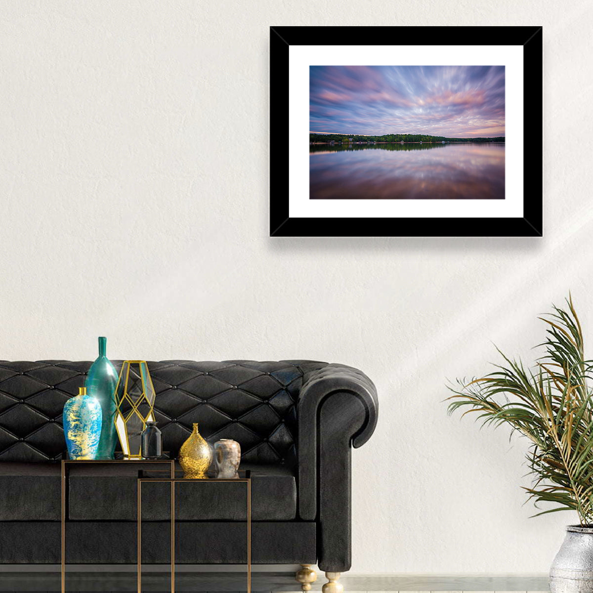 Lake Norman Morning Reflection Wall Art