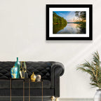 Lake Norman Golden Reflections Wall Art