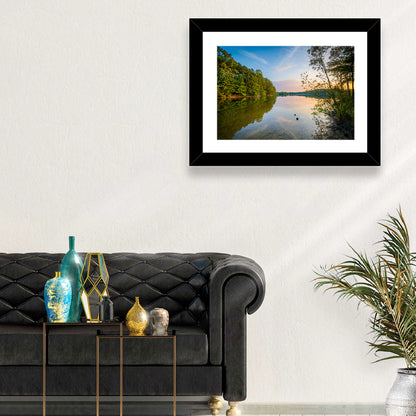 Lake Norman Golden Reflections Wall Art